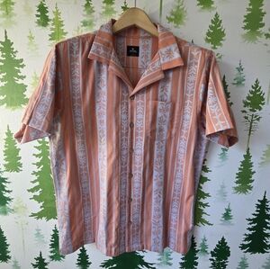 Dusty Rose RIP CURL TOPANGA VERT STRIPE SHIRT